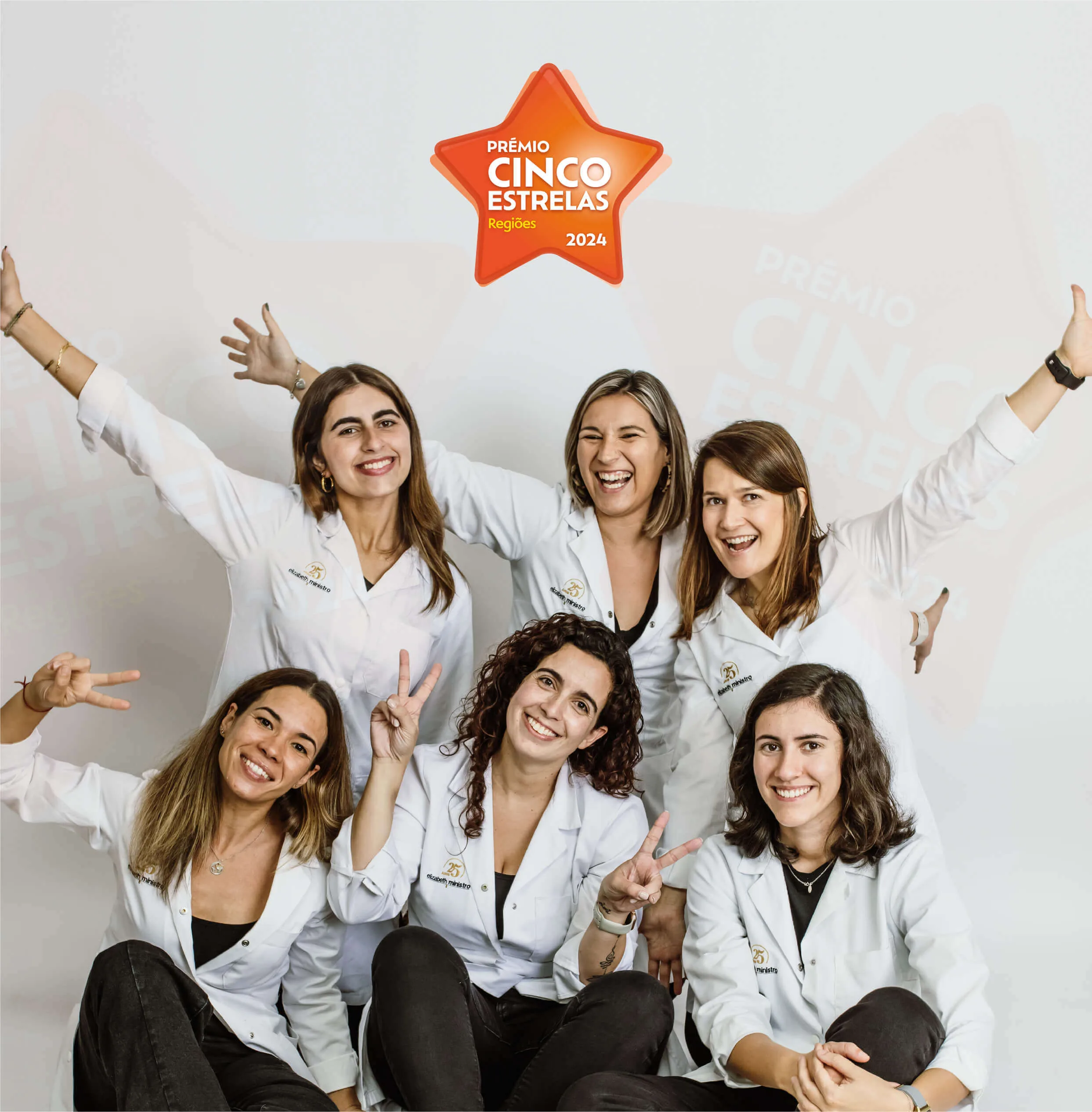 Equipa da Clínica Elizabeth Ministro — Prémio Cinco Estrelas 2024